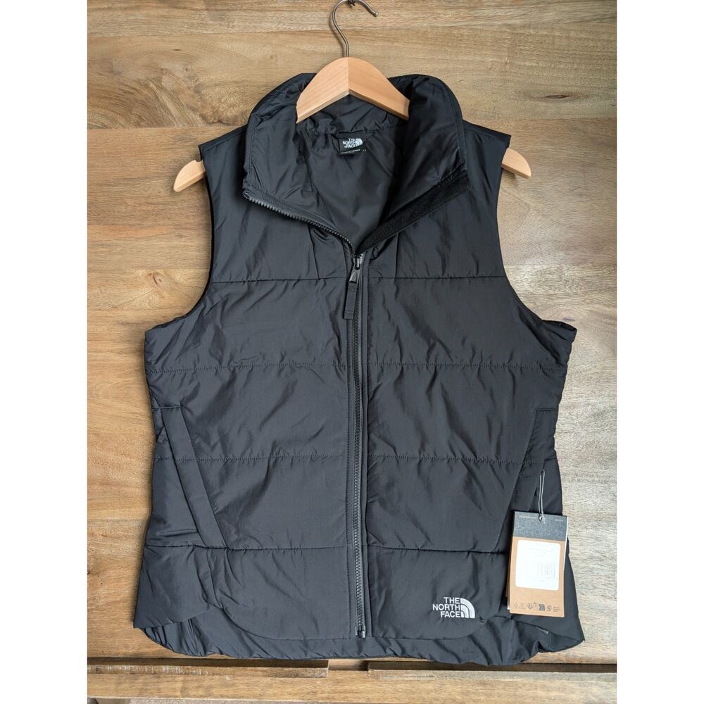 NWT The North Face Everyday Insulated Vest Womens Medium Black Sleeveless Zip-Up